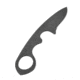 First Edge HR-2 Ryan Hoover Droppoint Fine Edge Fixed Blade Knife, Elmax Oxide Blade, Black, Droppoint Medium Size, 4350