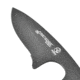 First Edge HR-2 Ryan Hoover Droppoint Fine Edge Fixed Blade Knife, Elmax Oxide Blade, Black, Droppoint Medium Size, 4350