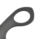 First Edge HR-2 Ryan Hoover Droppoint Fine Edge Fixed Blade Knife, Elmax Oxide Blade, Black, Droppoint Medium Size, 4350