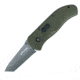 First Edge Hrk Tanto Fixed Blade Knife Fine Edge, Elmax Bead Blast Blade, Coarse Green, 11050-BBG
