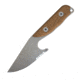First Edge Stingray Fixed Blade Knife Serrated Edge, Elmax Bead Blast Blade, Coarse Tan, 11145-BBT