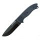 First Edge Survival Fixed Blade Knife Fine Edge, Elmax Bead Blast Blade, Coarse Black 5050-BBB