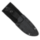 First Edge Tactical Fixed Blade Skinner Fine Edge, Elmax Bead Blast Blade, Coarse Black 6050-BBB