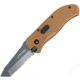 First Edge Tracklock Modified Tanto Folding Knife, Auto Opening Serrated Edge, Elmax Bead Blast Blade, Coarse Black, 1155-BBB