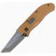 First Edge Tracklock Original Tanto Folding Knife, Auto Opening Fine Edge, Elmax Bead Blast Blade, Coarse Black, 1450-BBB