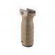 Mission First Tactical MFT React Short Vertical Grip, Scorched Dark Earth RSGSDE