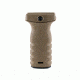 Mission First Tactical MFT React Short Vertical Grip - Scorched Dark Earth RSGSDE