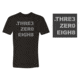 First Tactical Three Zero Eight T-Shirt - Men's, 3XL, Charcoal, 112527-017-3XL