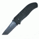 FirstEdge TrackLock Tanto Assisted Opener Folder, Serrated Edge, Black 1355