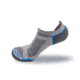 Fish Monkey No Show Guide Series Socks, Lite Grey, L, SM200-LGY-L