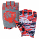 Fish Monkey Stubby Guide Gloves, Voodoo Swamp Red, M, FM18-VSR-M