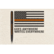 Fisher Space Pen Non-Reflective Search &amp; Rescue Cap-O-Matic Space Pen, Matte Black/Orange Line, M4BSROL