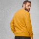 Fjallraven 1960 Logo Badge Sweater - Mens, Mustard Yellow, 2XL, F87163-161-XXL
