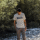 Fjallraven Lush Logo T-Shirt - Mens, Fossil, 2XL, F12600219-118-XXL