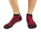 Flagrant Beard 1 in Low Cut Socks, Red / Black, Small, 3003-0