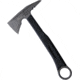 Flagrant Beard Templar Axe Tungsten Cerakote, 6.5 Cerakote finish 1095HC steel axe head with 2., Black sculpted G10 handle, FTEMP05