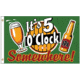 Flags 5 oClock Somewhere Flag, 3' X 5', Polyester Construction, SF5OCL