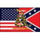 Flags USA &amp; Confederate Flag FLAG7302