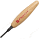 Flexcut Micro Parting Tool 45 deg 3mm Fixed Blade Knife, 1.75in, Carbon Steel, Wood Handle FLEXMT33