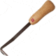 Flexcut Mini-Draw Knife Blade Knife, 8.5in Overall, 1in Carbon Steel Blade, Wood Handle, KN17