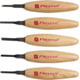 Flexcut Mixed Profile Micro Tool Set Knife, 5.5in Overall, SS Blade, Wood Handle, Includes Mt16 Skew, Mt21 Sweep, Mt29 Deep-U, Mt33 45 Degree V, Mt41 90 Degree V, MT930