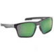Flying Fisherman 7761GAG Sandbar Sunglasses, Matte Crystal Gray Frame, Green Mirror Lenses, 7761GAG