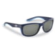 Flying Fisherman 7873NS Double Header Polarized Sunglasses, Matte Navy Frame, Smoke Lens, 7873NS