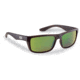 Flying Fisherman 7879TAG Streamer Polarized Sunglasses, Matte Tortoise Frame, Amber-Green Mirror Lens, 7879TAG
