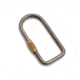 Flytanium Titanium Flat Oval Keyring w/ Screw Closure, FLY-380