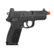FN Herstal Licensed FNX-45 Tactical Airsoft Gas Blowback Pistol by VFC, Black, Small, 200508 - CB3A-FNS-BK01