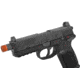 FN Herstal Licensed FNX-45 Tactical Airsoft Gas Blowback Pistol by VFC, Black, Small, 200508 - CB3A-FNS-BK01