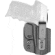 Fobus Injection Molded Polymer OWB Belt Holster, SCCY DVG-1, Smith &amp; Wesson M&amp;P Shield, Black, SWSBHND