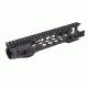 Fortis Manufacturing Night Rail Free Float Rail System, 10 in -Keymod, Black, Medium NTR-10-KM