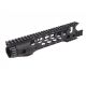 Fortis Manufacturing Night Rail Free Float Rail System, 10 in -Keymod, Black, Medium, NTR-10-KM