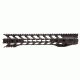 Fortis Manufacturing Night Rail Free Float Rail System, 12 in -Keymod, Black NTR-12-KM
