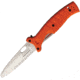Fox Advance Rescue Dive Knife, 4.25 mirror finish partially serrated Bohler N690, Orange G10 handle, 01FX401OR