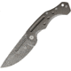 Fox Desert Fox Framelock Bronze Folding Knife,3.75in,Damascus Steel,Standard Edge,Titanium Handle FOX521DBR
