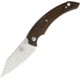 Fox Dragontac Piemontes Folder Folding Knife,3in,N690Co Steel,Standard Edge,Satin,Brown,Ziricote Wood Handle FOX518ZW