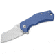 Fox Italico Folding Knife, 2.36in, M390, Titanium Blue Handle, 01FX897