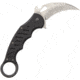 Fox Karambit Black Stonewashed Folding Knife,3in,Stonewash,Black,Aluminum Handle FOX478BSW