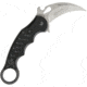 Fox Karambit Folding Knife,3in,Standard Edge,Stonewash,Black,G10 Handle FOX479SW