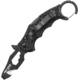 Fox MK Rescue Lockback Folding Knife, 2.5 black coated Bohler N690 stainless blade, Black G10 handle, 01FX705