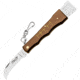 Fox Mushroom Knife, 2.75 mirror finish 420C stainless blade, Olive wood handle, 01FX192