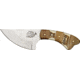 Fox-N-Hound Skinner Fixed Blade Knife, 3.125in, Skinner Blade, Brown Wood Handle FH620