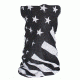 Fox Outdoor Motley Neck Gaiter Polyester, Black and White Flag, 83-900