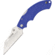 Fox USA Drago Folding Knife,4.625in closed,Wharncliff Blade,Textured Blue Frn Handle FOXDRGWCBL