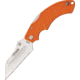 Fox USA Drago Folding Knife,4.625in closed,Wharncliff Blade,Textured Orange Frn Handle FOXDRGWCOR