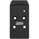 Foxtail Precision 100017 Rear Sight Dovetail Optic Adapter Plate For CZ P10 Bla