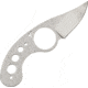 Fred Perrin La Griffe Bowie Fixed Blade Knife, 2in, Upswept Blade, Drilled Hole Design Handle FRDGB