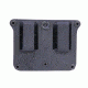 Front Line Polymer Pouch For Two Magazines, With Adjustment Screw. Fits 9Mm/.40 Magazines - Belt-Loop Version, Black J3130